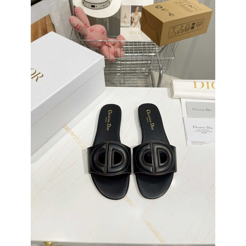 D*or d-club slide calfskin black