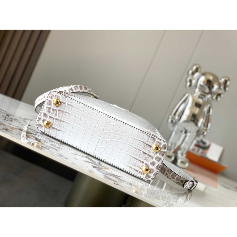 l**is V*t*n crocodile leather capucines mini