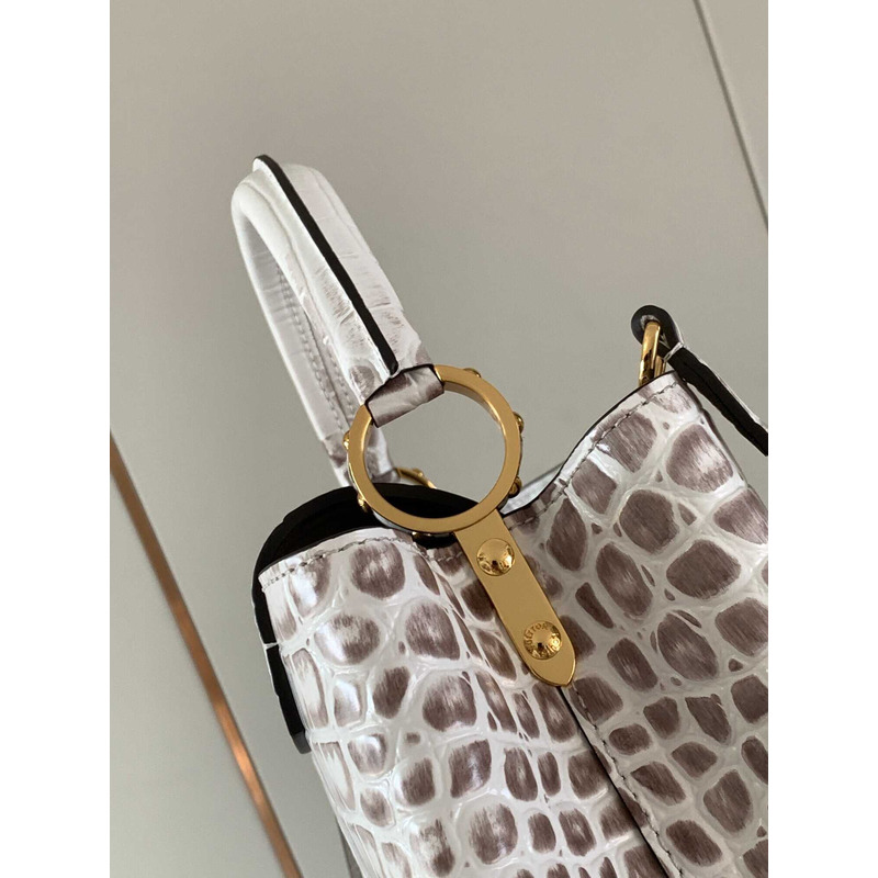 l**is V*t*n crocodile leather capucines mini