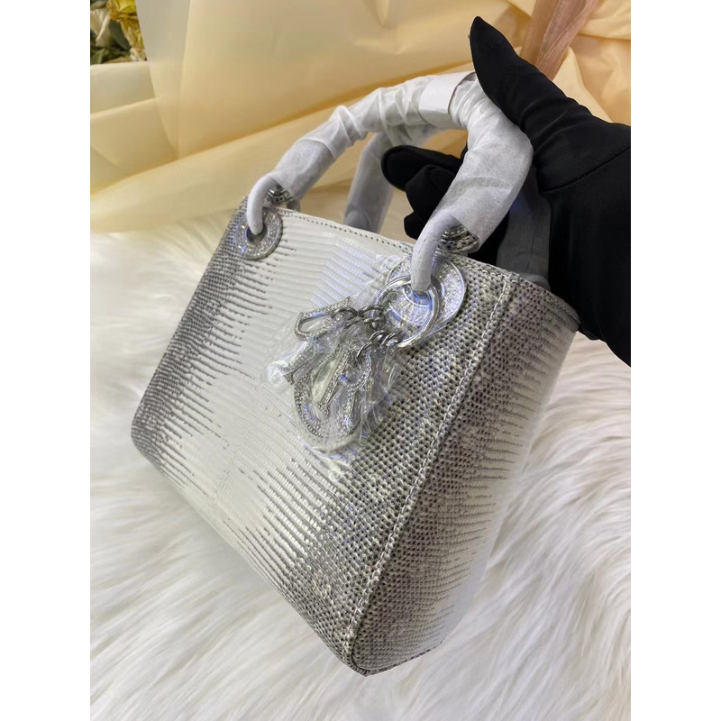 D*orD*or mini lady D*or lizard  leather.