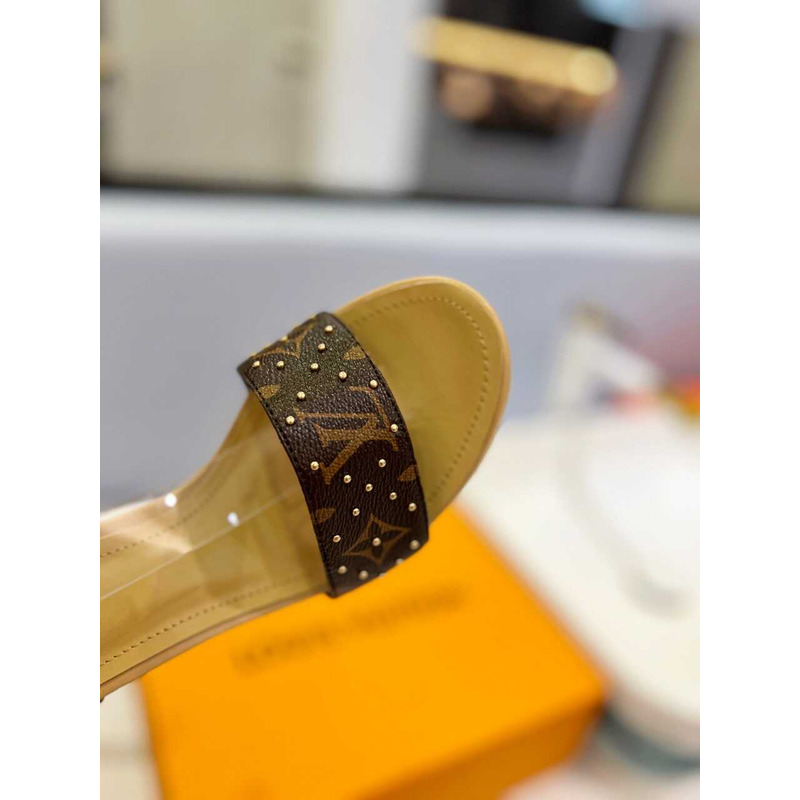 l**is V*t*n afterglow platform sandal yellow