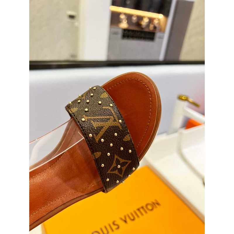 l**is V*t*n afterglow platform sandal brown