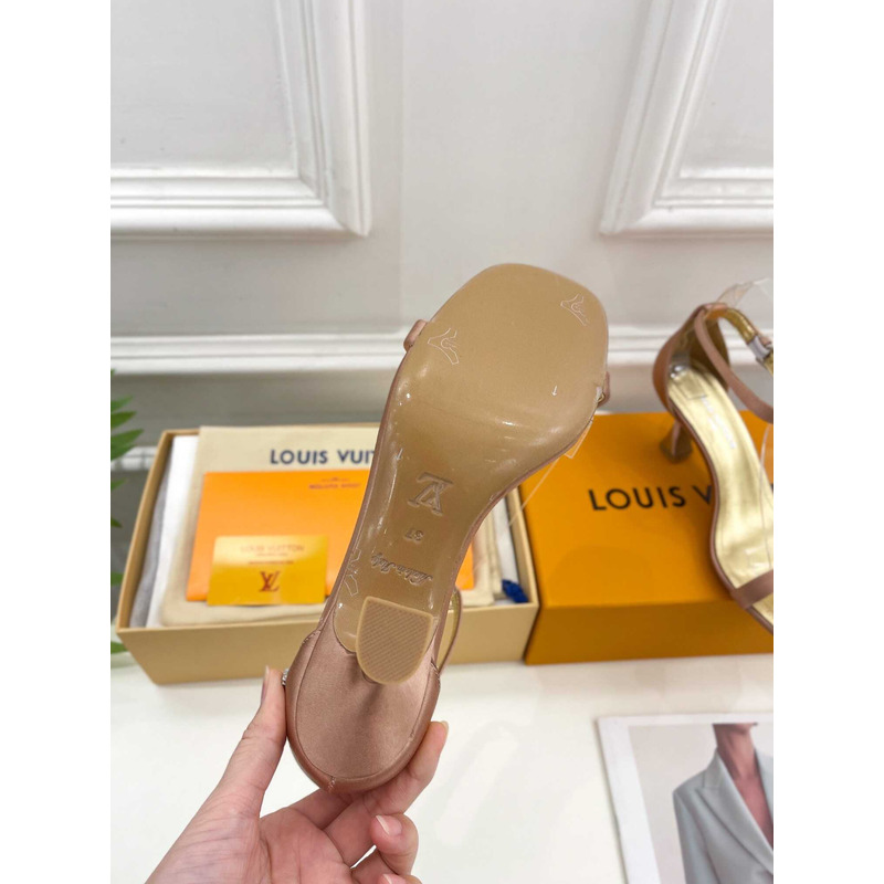 l**is V*t*n heeled sandals nude