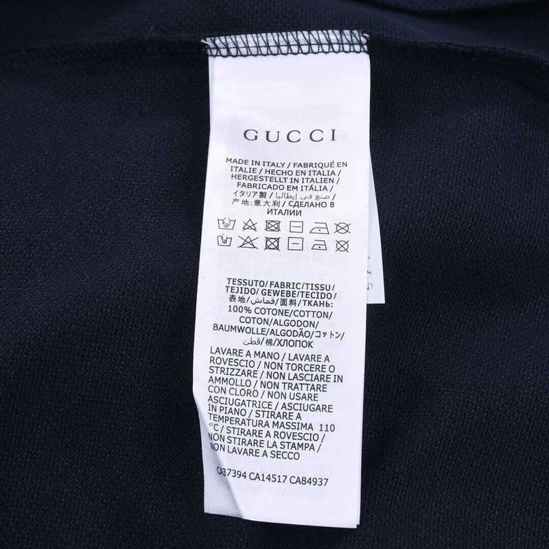 G*u*i cotton polo shirt navy