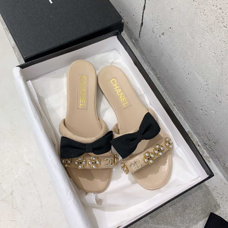 Ch*el casual style party style office style elegant style mules nude