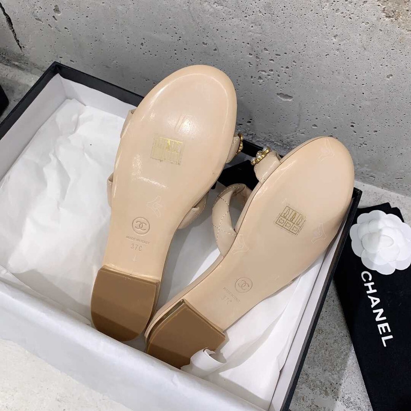 Ch*el casual style party style office style elegant style mules nude