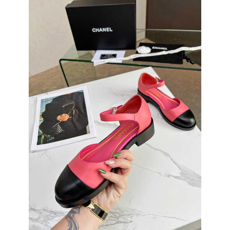 Ch*el  casual style street style plain party style office style pink and blue