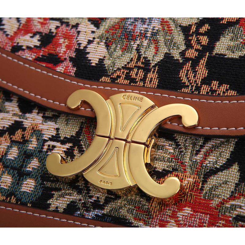 Ce**e floral bag britain brown