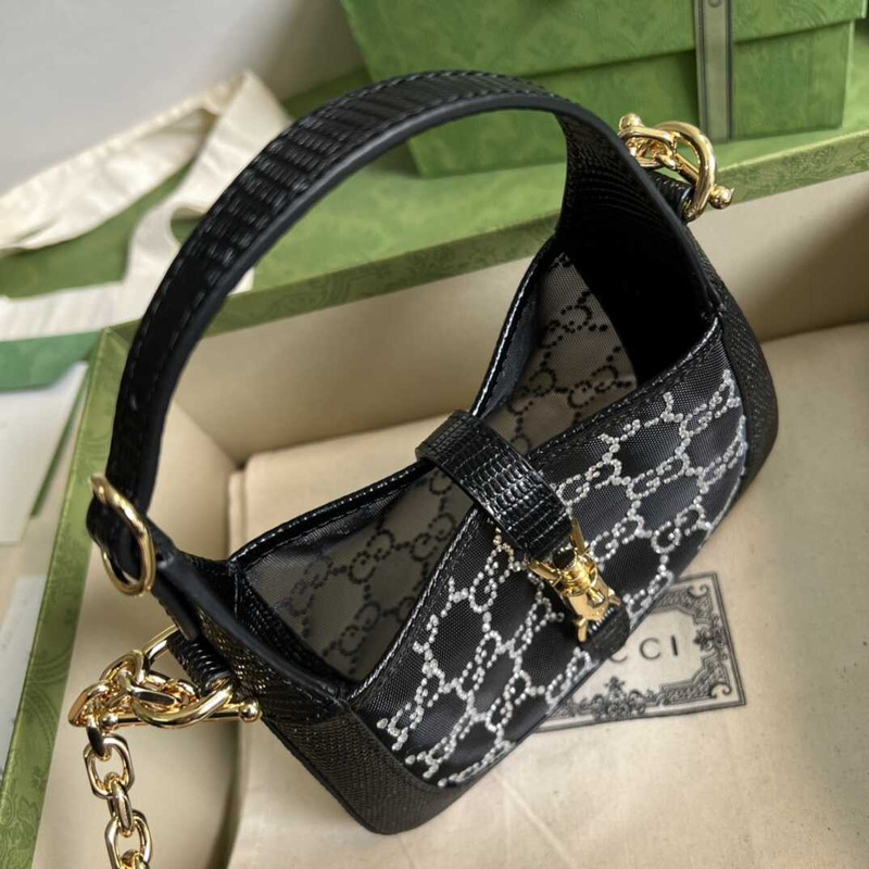 G*u*i crystal gg lizard jackie 1961 mini bag