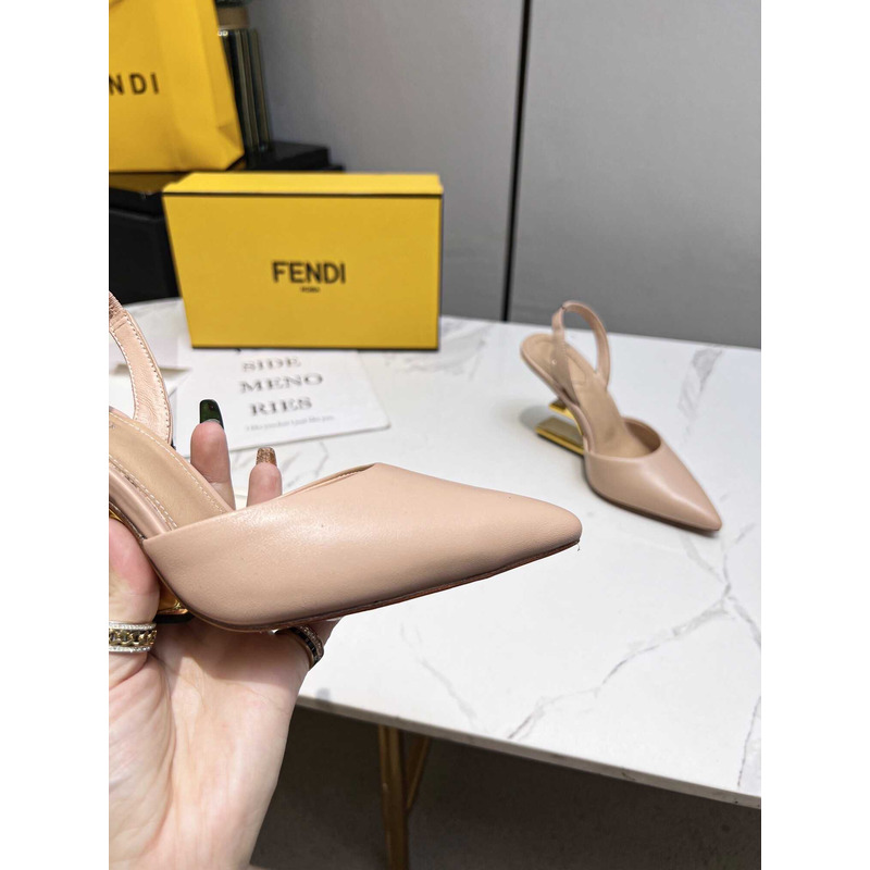 F**di first slingbacks pumps pink