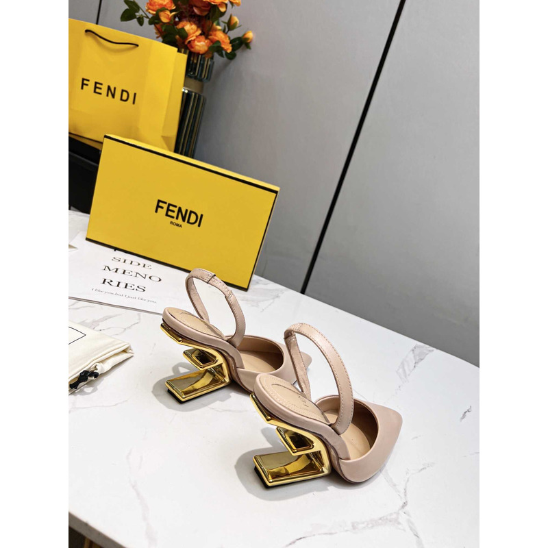 F**di first slingbacks pumps pink