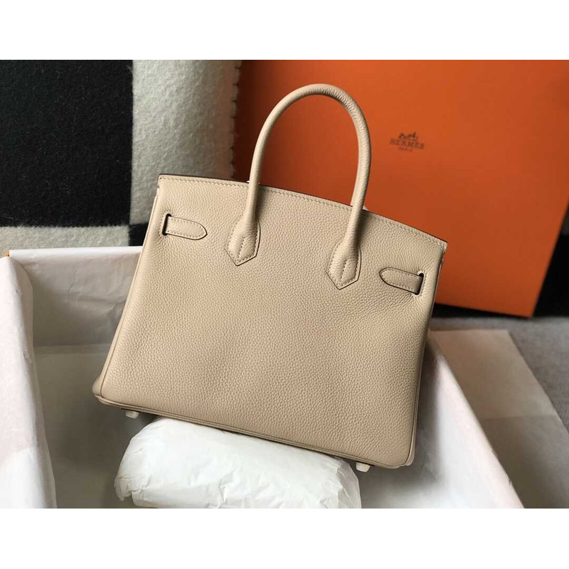 H**mes birkin togo 35 gris tourterelle beige