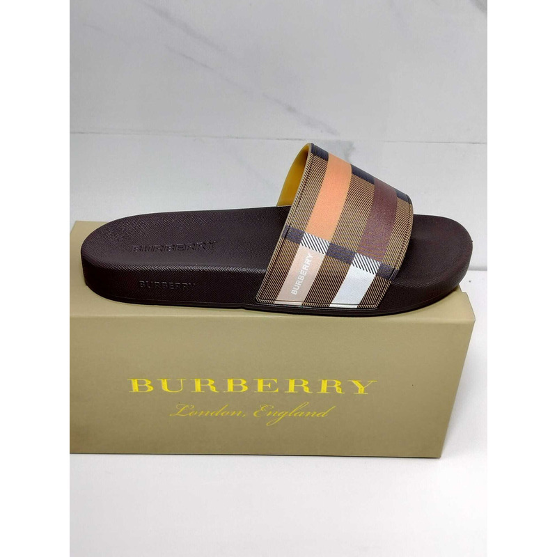 B**rry other plaid patterns street style shower shoes logo