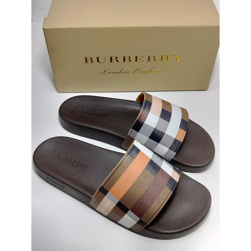 B**rry other plaid patterns street style shower shoes logo