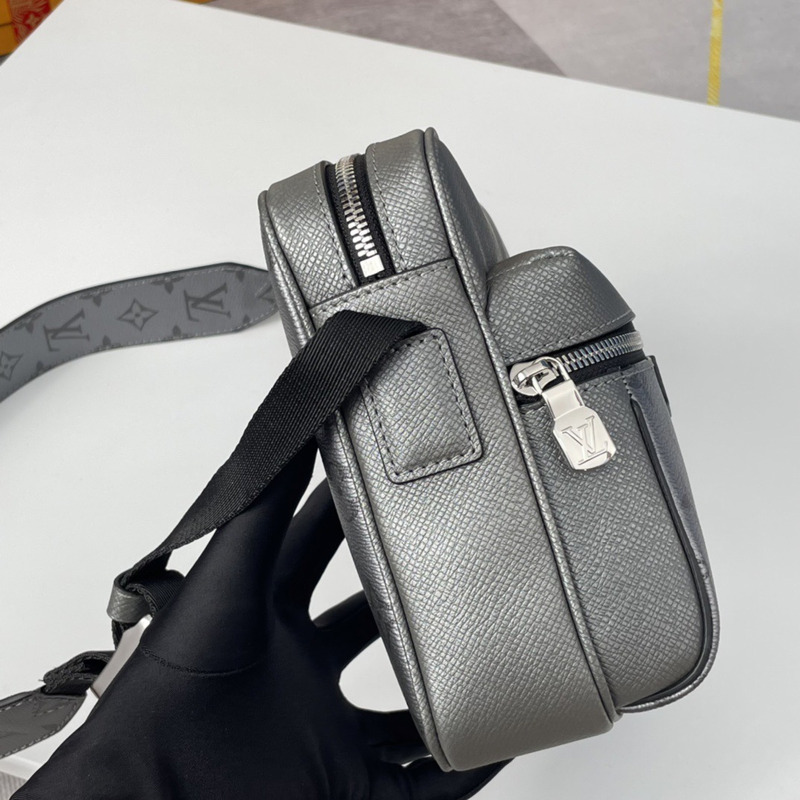 l**is V*t*n eclipse outdoor pm classic logo messenger bag  gray