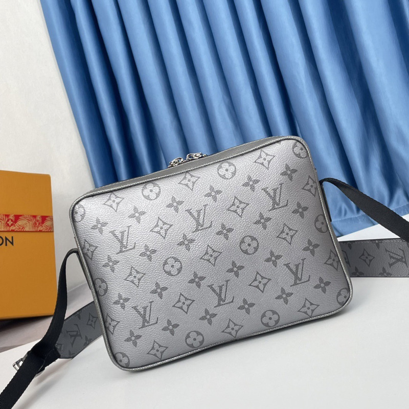 l**is V*t*n eclipse outdoor pm classic logo messenger bag  gray