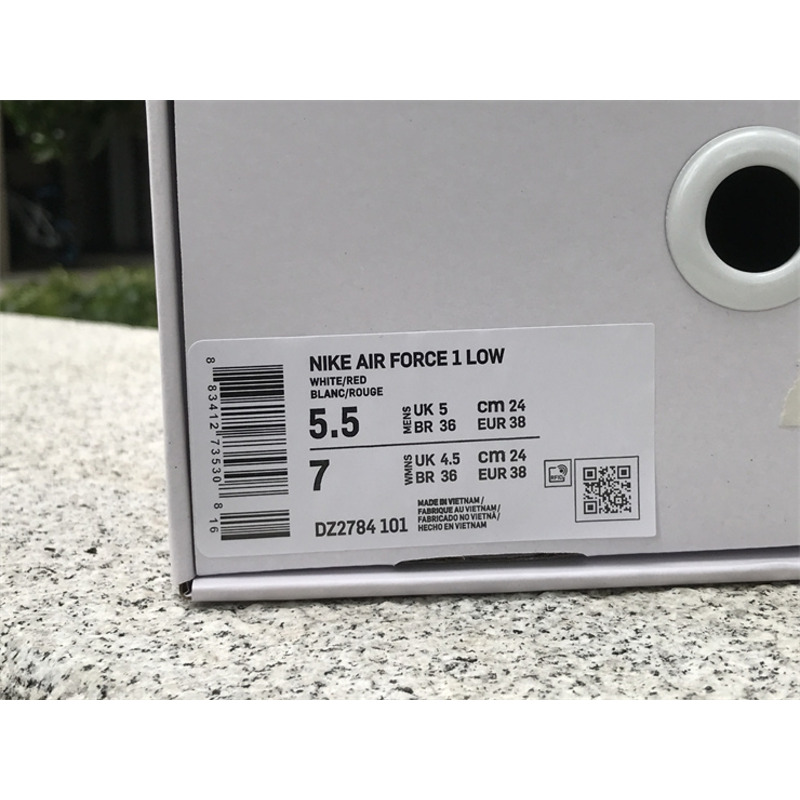 Nike Air Force 1 Low Red Gingham