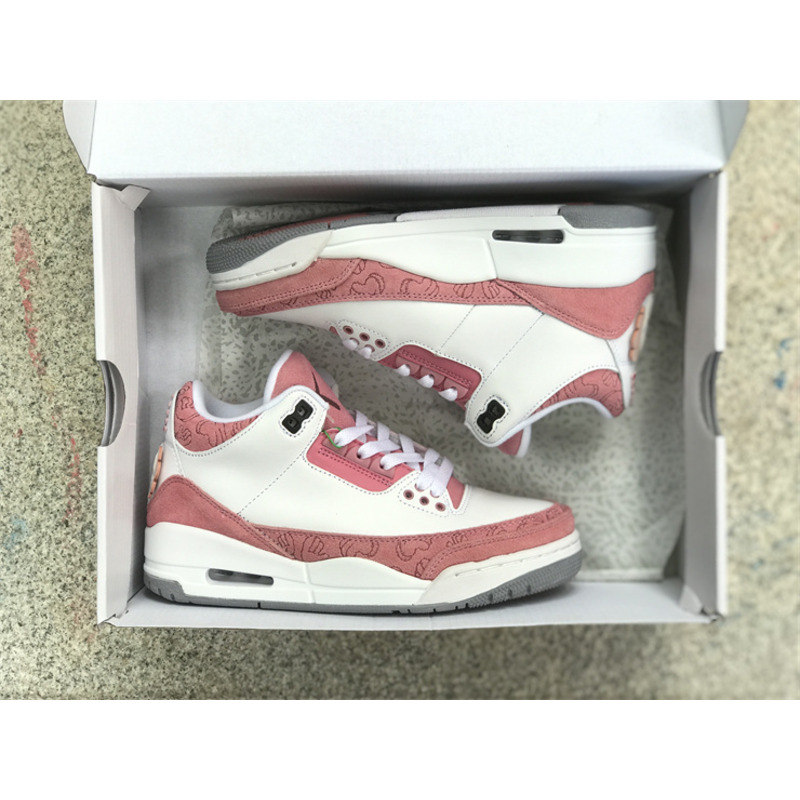 Jordan Retro 3 White And Pink