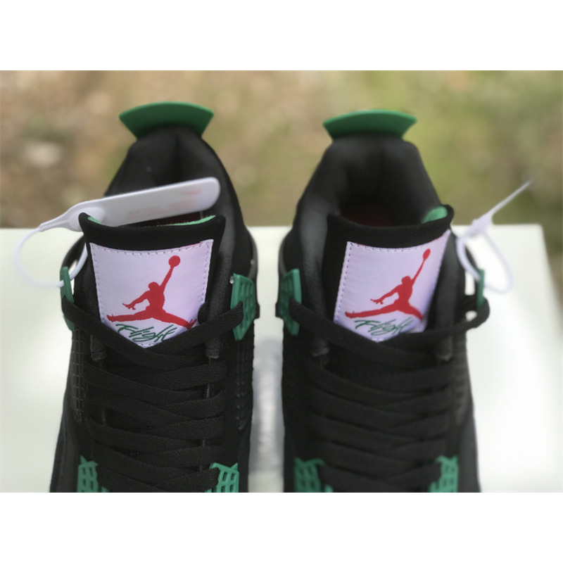Jordan Retro 4 Black And Green