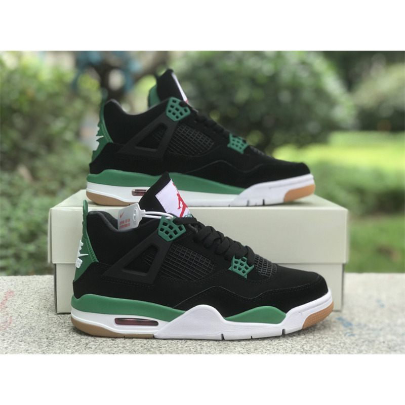 Jordan Retro 4 Black And Green