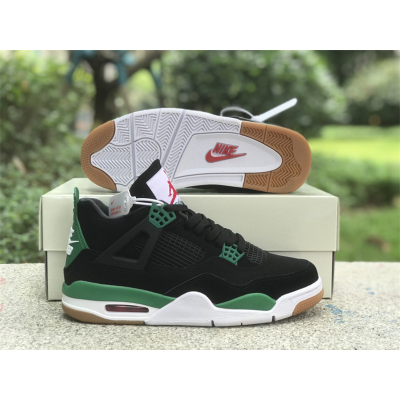 Jordan Retro 4 Black And Green