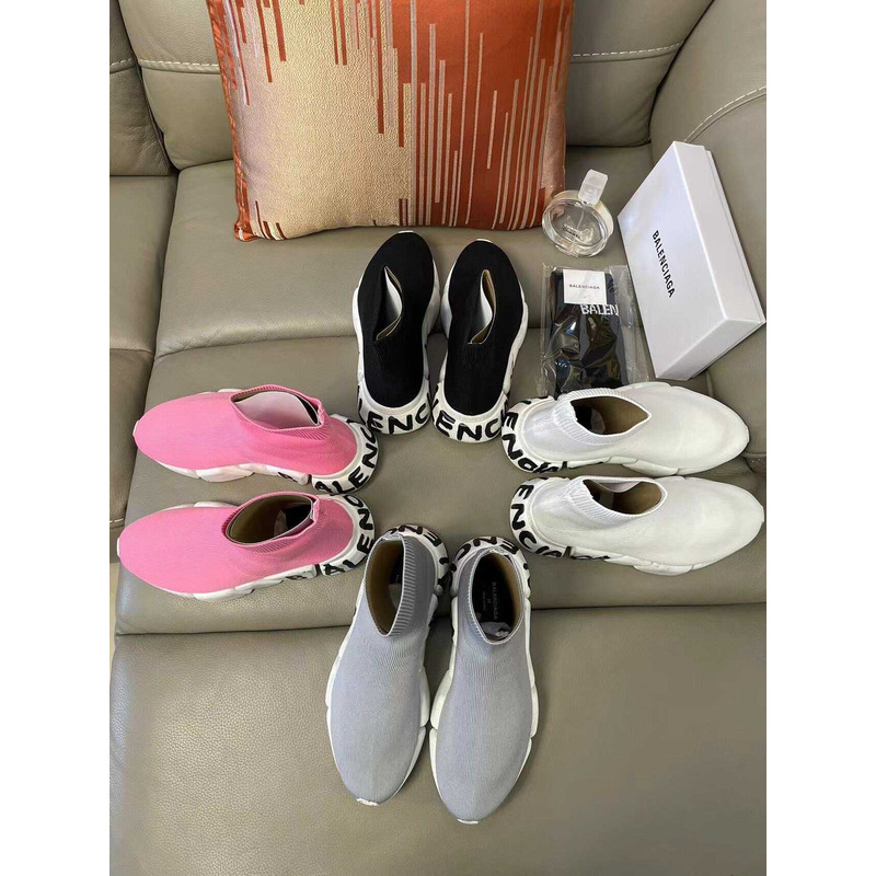 Ba*len*cia*ga speed ​​2.0 graffiti sneakers black