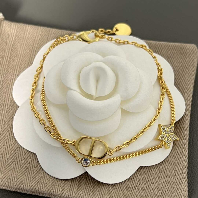 D*or cd star bracelet gold