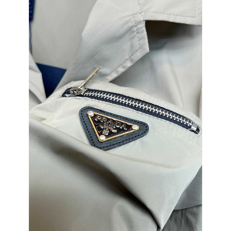 Pra*a re-nylon shirt and shorts grey