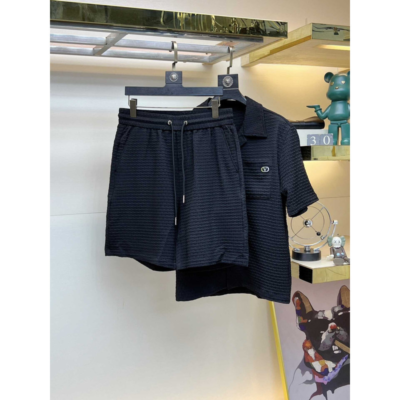 Valentino Polo Shorts Black