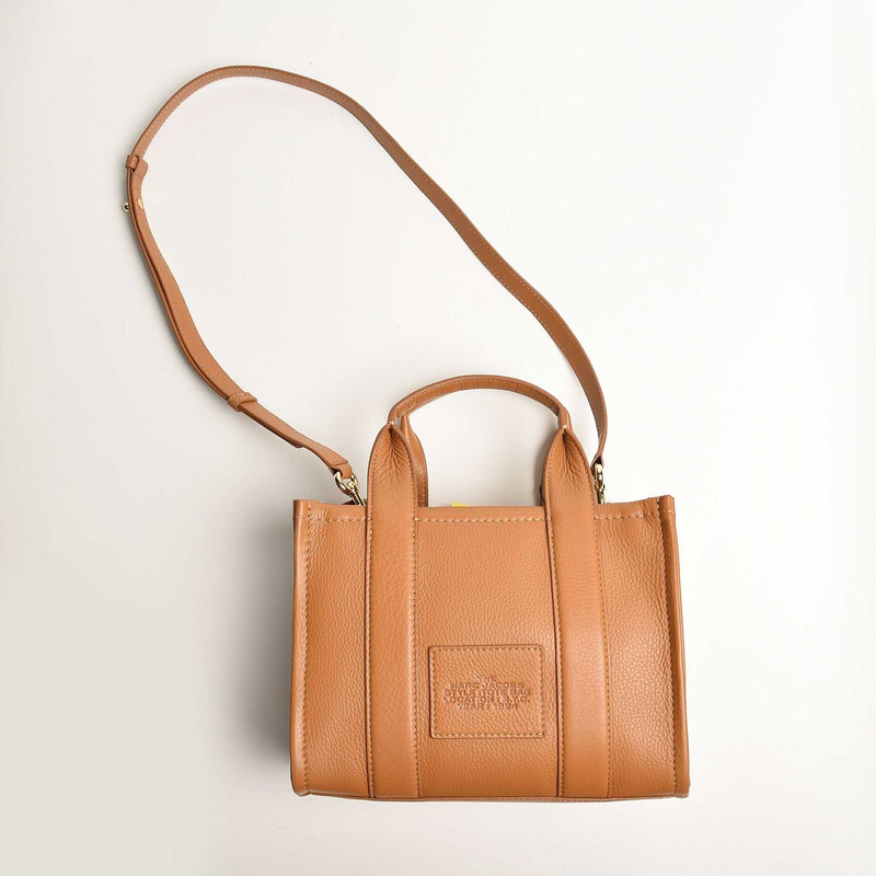 Marc Jacobs  The Leather Mini Tote Leather Tote Bag - Mini/Brown