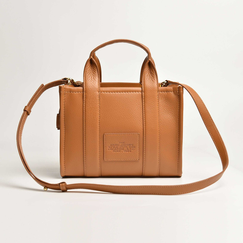 Marc Jacobs  The Leather Mini Tote Leather Tote Bag - Mini/Brown