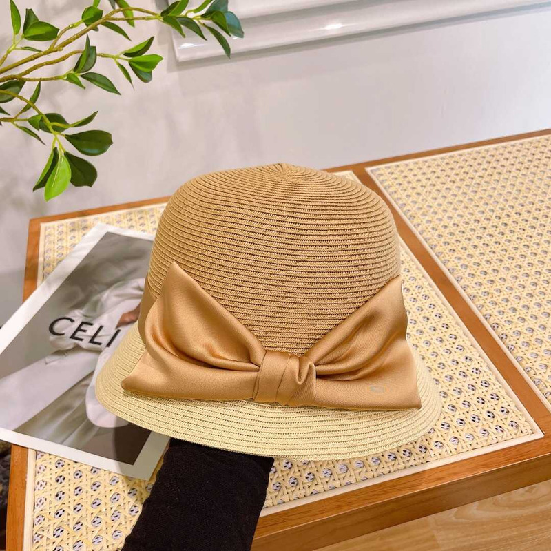 Ch*el summer straw bucket hat