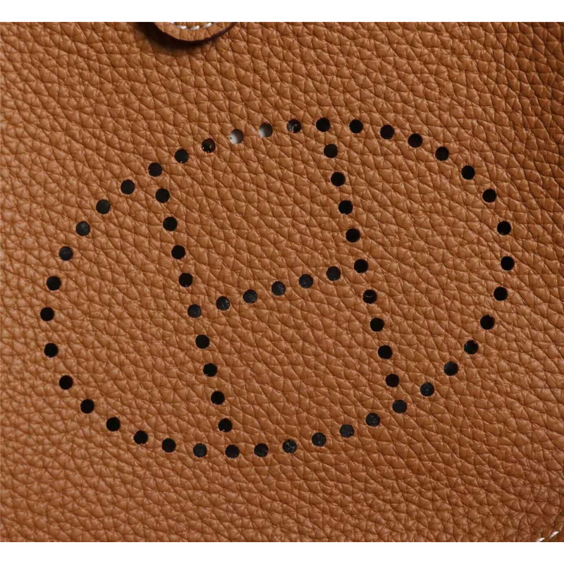 H**mes evelyne tpm mini gold a stamp bag