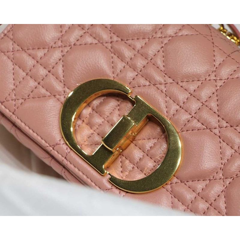 d*or small d*or caro bag pink S*pple