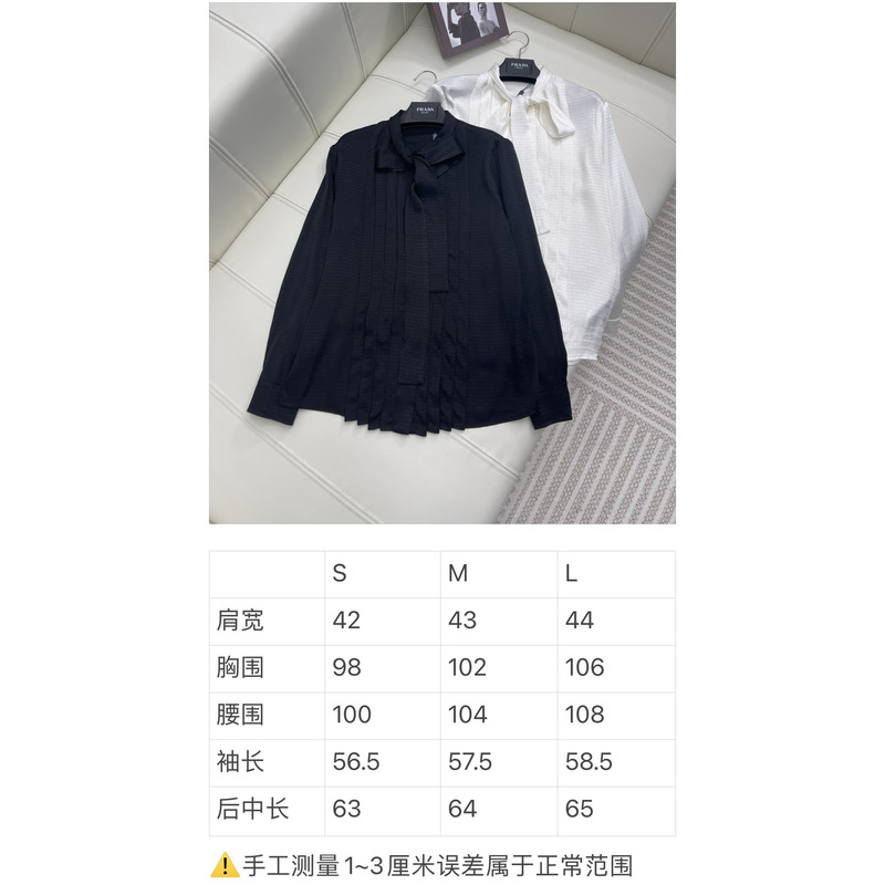 Pra*a shirt long sleeves black