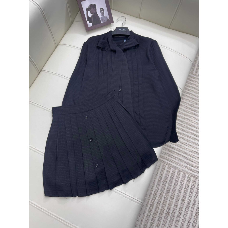 Pra*a shirt long sleeves black