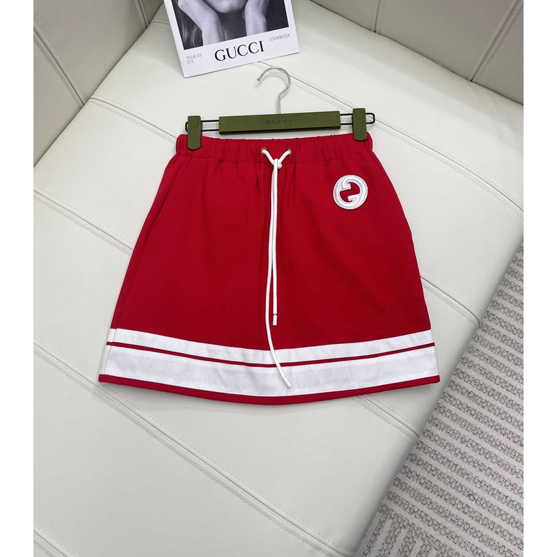 G*u*i cotton vest jacket with G*u*i patch