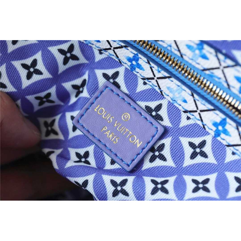 l**is V*t*n  neverfull mm monogram blue