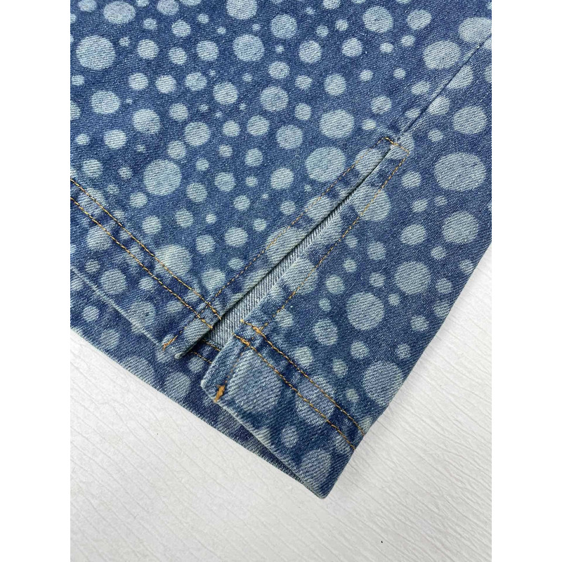 LV x YK Infinity Dots Denim Shirt