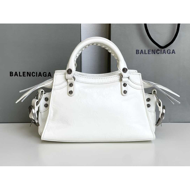Ba*len*cia*ga Ba*len*cia*ga neo cagole small tote white