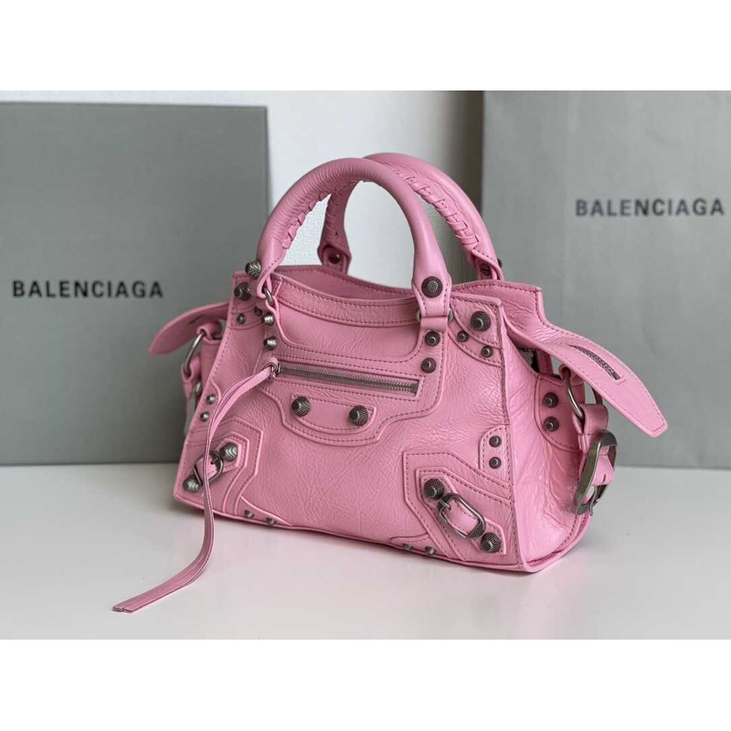 Ba*len*cia*ga Ba*len*cia*ga neo cagole small tote pink