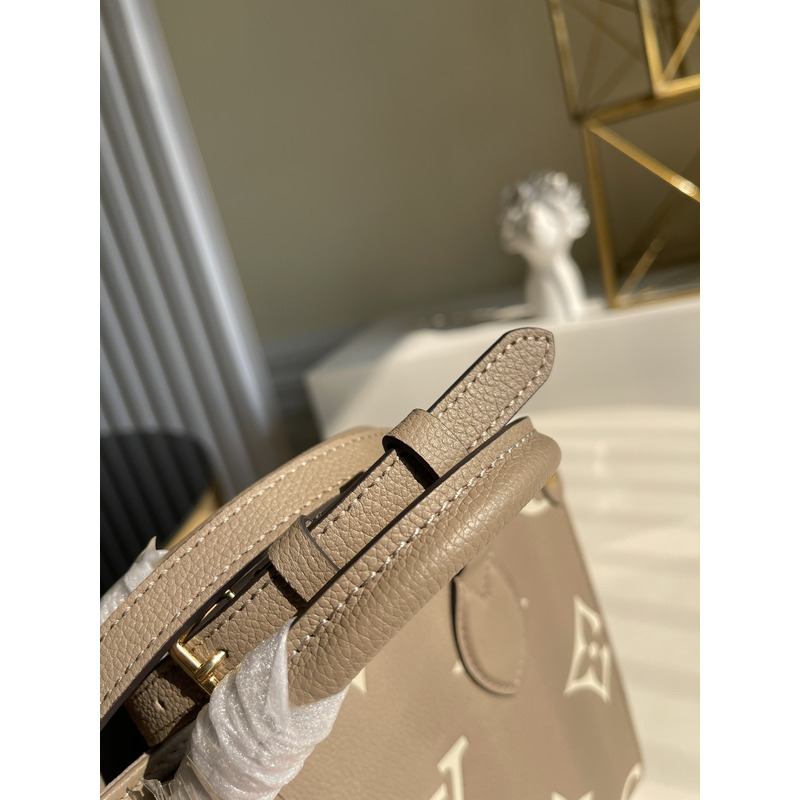 l**is V*t*n onthego pm tote bag beige and cream