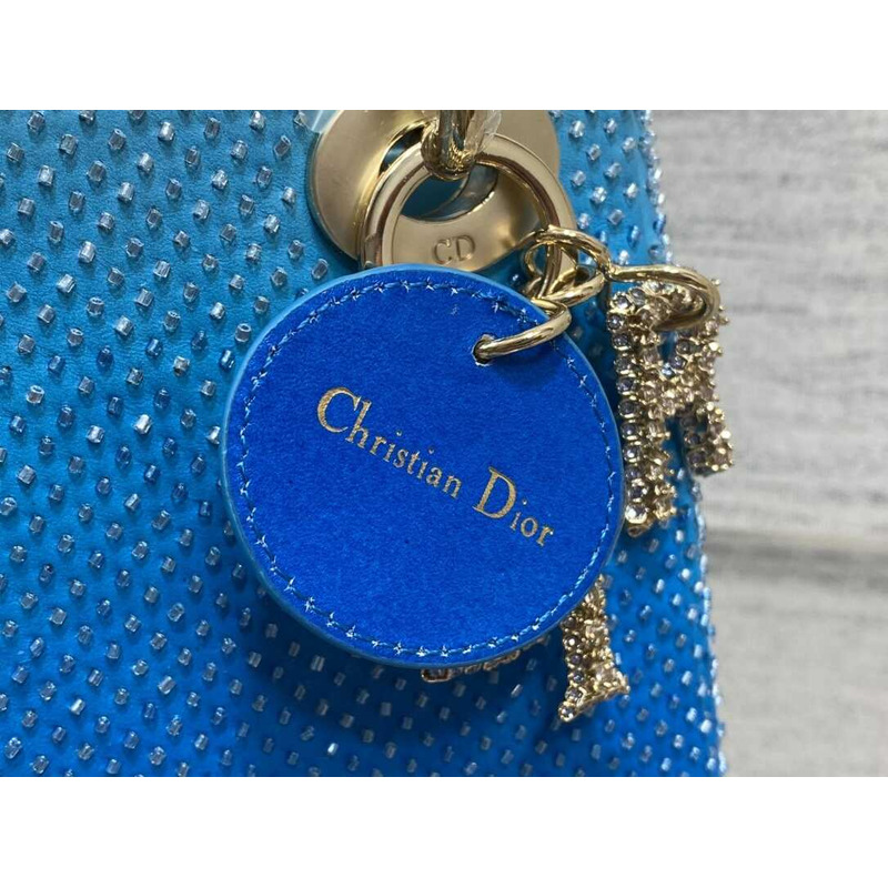 D*or ladyD*or glitter gradient bag blue