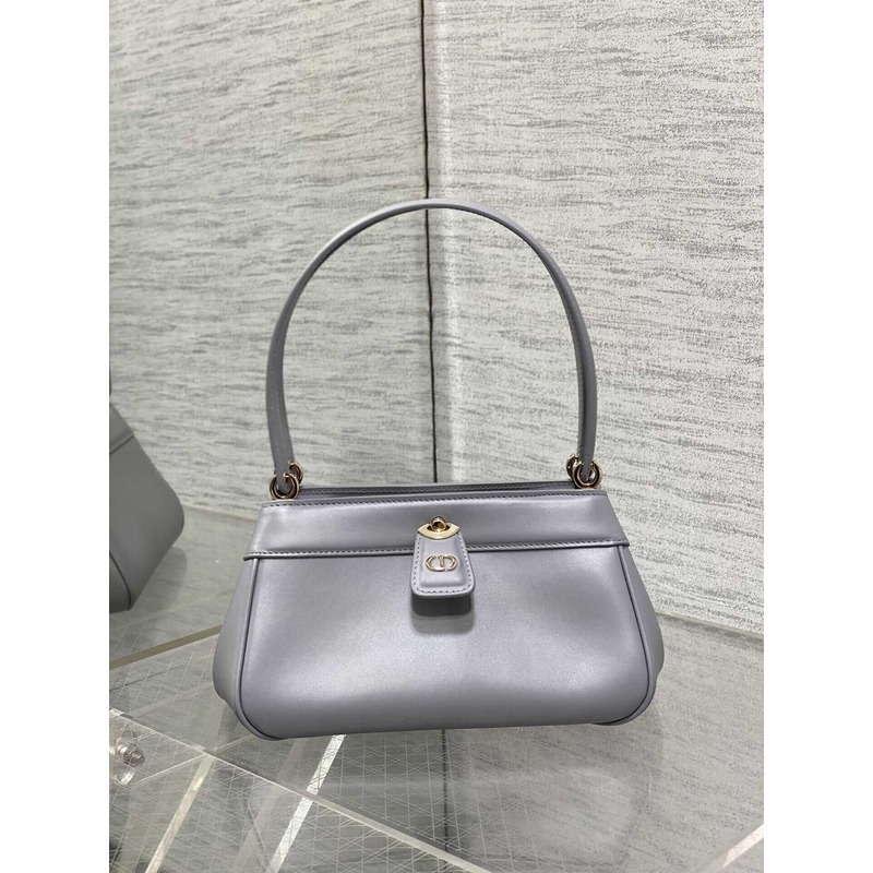 D*or small D*or key bag box calfskin grey