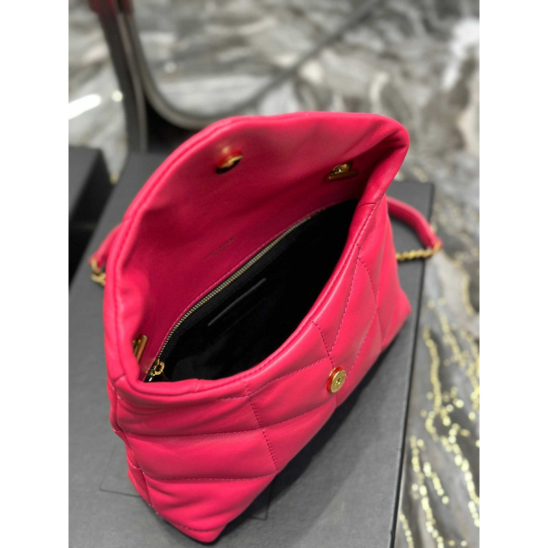 Saint Laurent Puffer Toy Bag in Quilted Lambskin