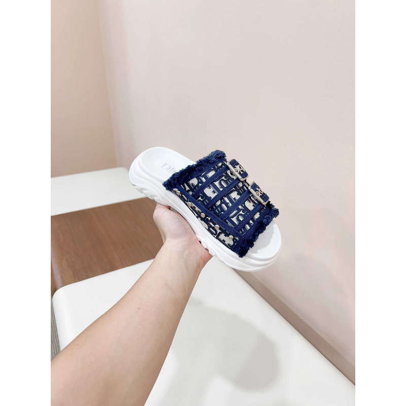 D*or h-town x cactus jack sandals deep blue