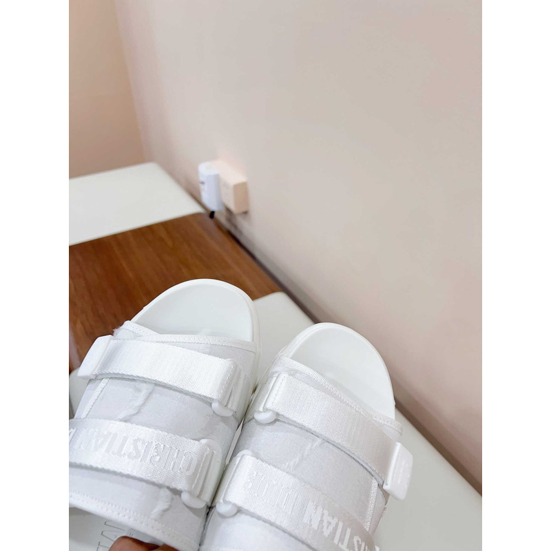 D*or d-wander slide D*or oblique technical fabric white