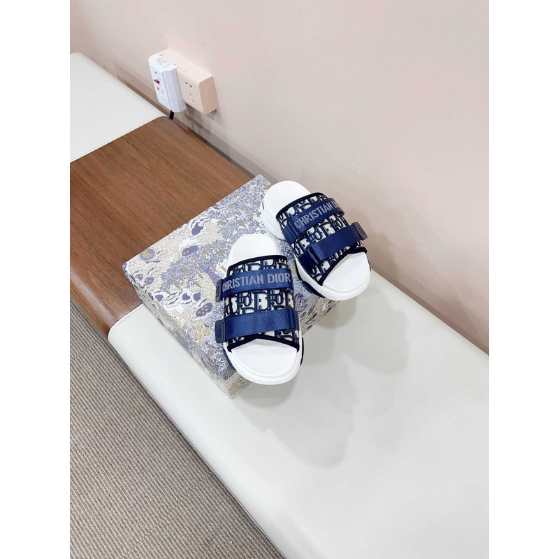 D*or d-wander slide D*or oblique technical fabric deep blue