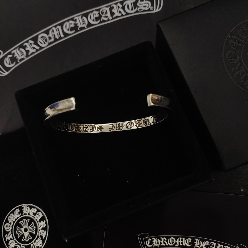 Chrome Heart Classic Logo Opening Bracelet