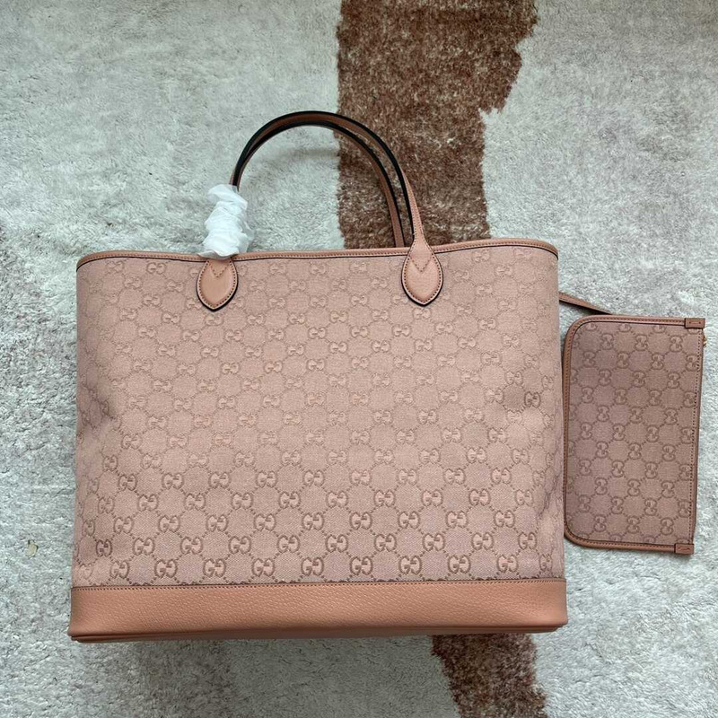 G*u*i ophidia gg large canvas tote pink